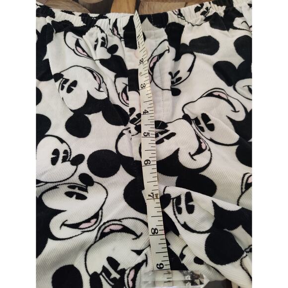 Wonderful World of Disney Mickey Pajama pants all over print micro corduroy VTG - Picture 8 of 9